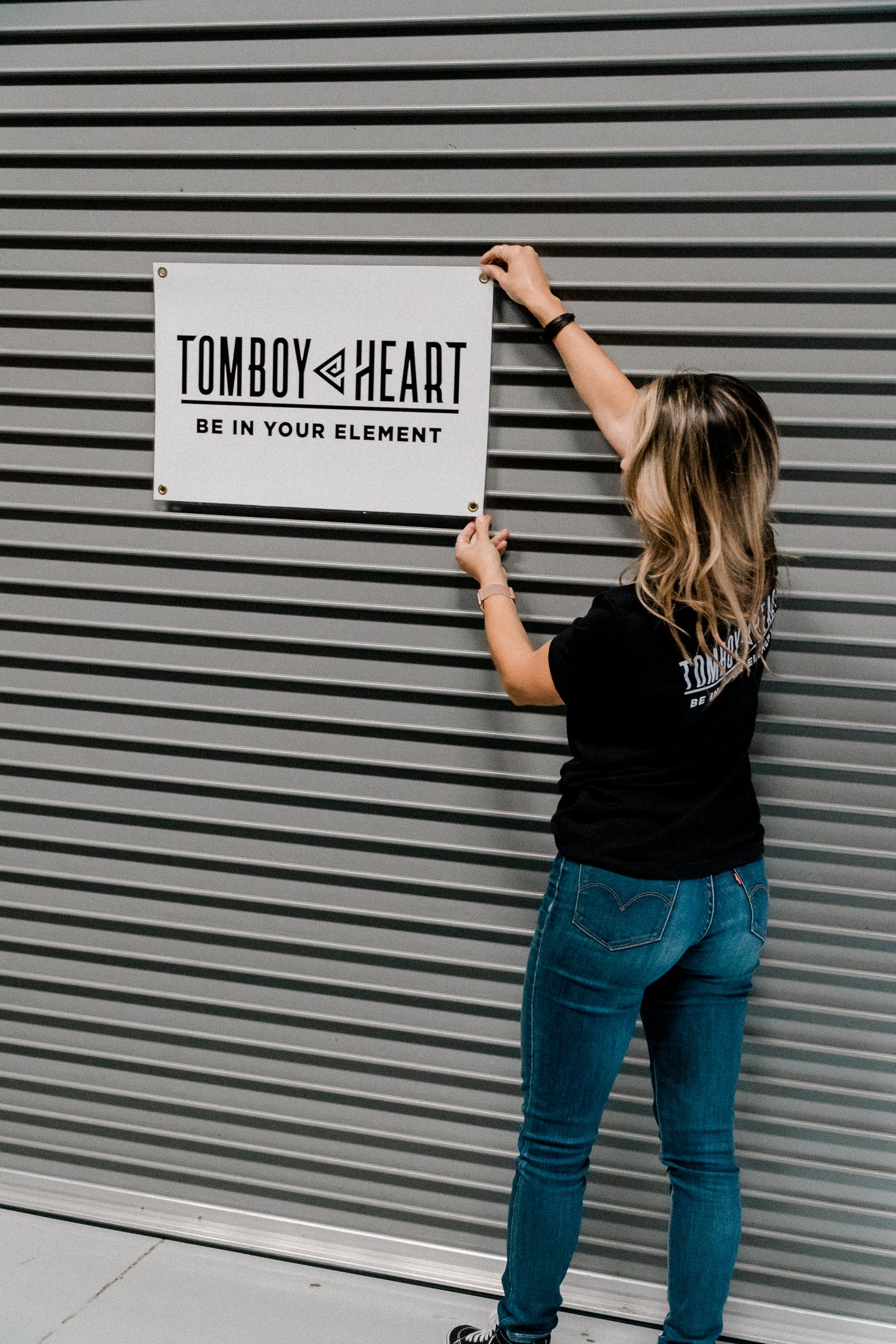 Tomboy At Heart Laminated Sign