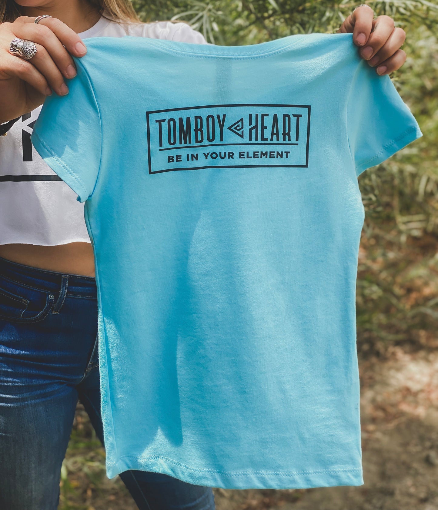 Little Girls TAH Tee Turquoise