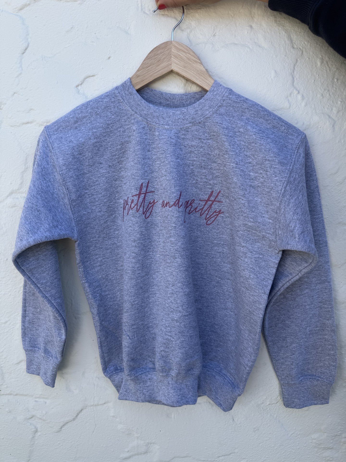 Girls Pretty & Gritty Crewneck